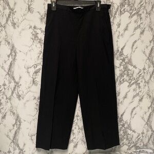 Rosetta Getty Women’s Wide Leg Black Pants Side Zipper Size 4